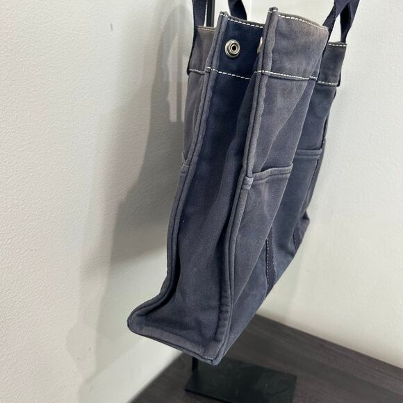 1015 HERMÈS Toile Fourre-Tout MM Tote Slate - Picture 5 of 6